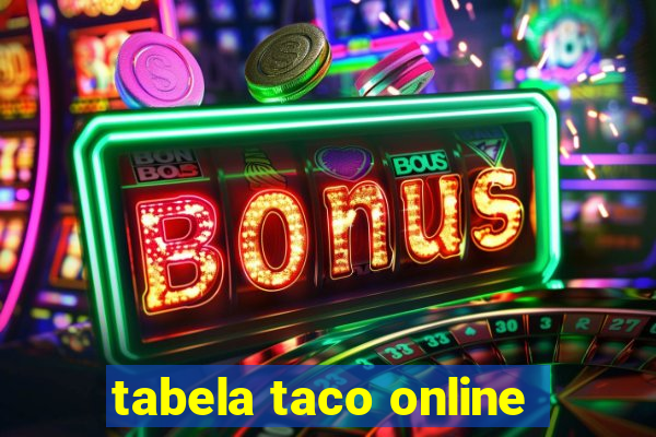 tabela taco online